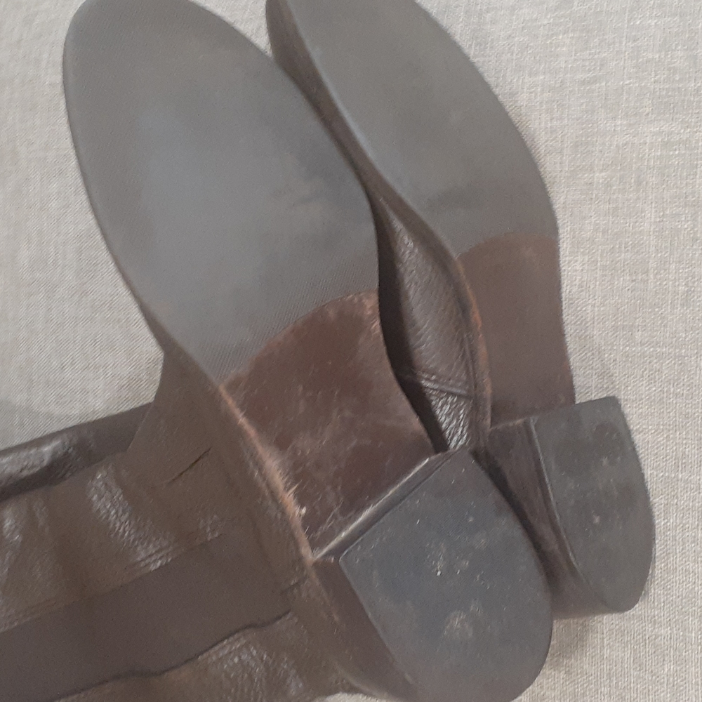 Tory burch Kristy brown leather boots size 10M - Picture 10 of 16